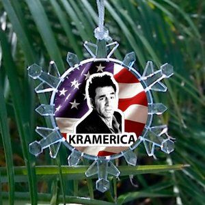 Kramerica Seinfeld Snowflake Blinks Lit Holiday Christmas Tree Ornament